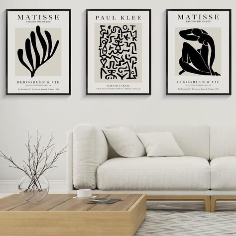 Matisse Wall Art, Matisse Prints, Stylish Living Room, Paul Klee, Vintage Canvas, Unframed Prints, Canvas Poster, Wall Prints, Wall Art Prints