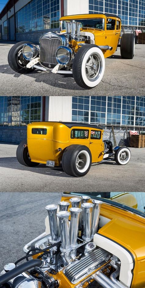 Ford Model A Hotrod, Hot Rod Autos, Custom Hot Rods, Model A Hot Rod, Custom Cars For Sale, Hot Rod Art, Hot Rod Cars, 1931 Ford Model A, Model A Ford