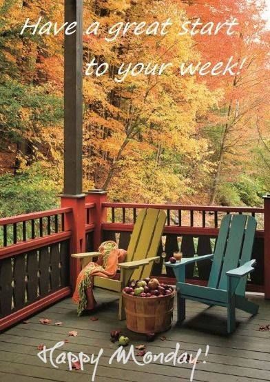 Have a great start to your week! Happy monday Fall Scenes, Autumn Photos, Touching Photos, Scenery Photos, Fall Beauty, New York Photos, Autumn Colours, Fabulous Fall, Best Seasons