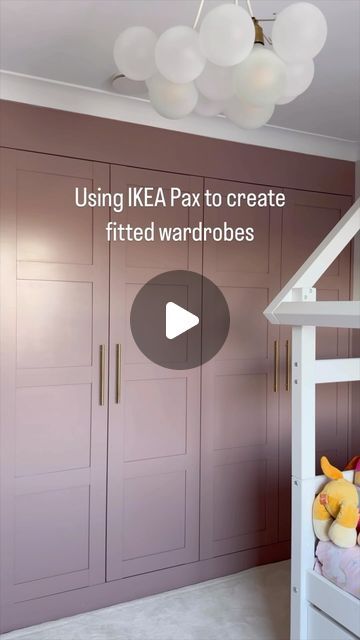 Ikea Pax Wardrobe Bedroom, Ikea Pax Fitted Wardrobes, Ikea Pax Painted Doors, Ikea Lax, Armoire Ikea Pax Dressing, Diy Pax Closet, Ikea Pax Fitted Wardrobe, Ikea Pax Wardrobe Room, Ikea Pax Hacks Clever Ideas