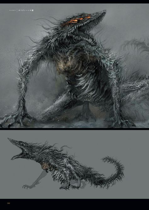 Dark Souls 3 Concept Art - Enemy Concept Art Dark Souls Concept Art, Dark Souls Artwork, Dark Souls 2, Bloodborne Art, Dark Creatures, Arte Peculiar, Demon Souls, Dark Souls 3, Dark Souls Art