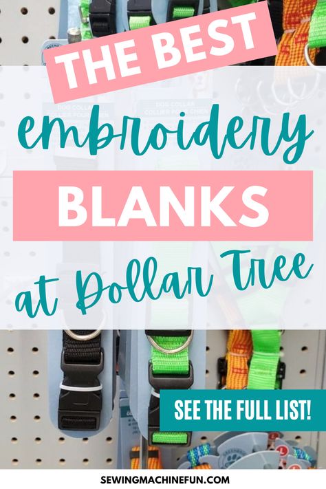 Check out the best embroidery blanks you can find at Dollar Tree - including crazy things like toilet paper and paper towels! Brother Sewing And Embroidery Machine, Embroidery Machine Set Up, Embroidery Getting Started, Embroidery Ideas To Sell Products, Diy Machine Embroidery Projects Ideas, Embroidery Blankets Ideas, Machine Embroidery Projects Ideas Inspiration, Machine Embroidery Projects To Sell, Machine Embroidered Clothes