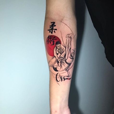 Hapkido Tattoo, Judo Tattoo Ideas, Judo Tattoo, Jiujitsu Tattoo, Bjj Tattoo, Jiu Jitsu Tattoo, Karate Outfit, Bjj Women, Warrior Tattoo