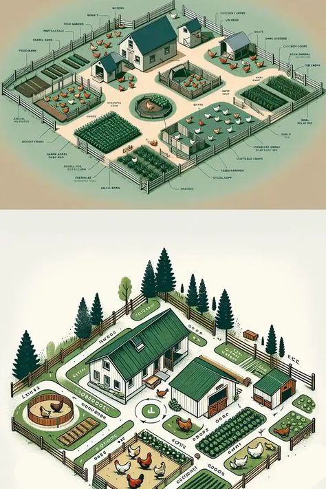 Houseplants for Indoor Air Quality in Homesteads Homestead Property Layout, 5 Acre Layout, Permaculture House Design, Dream Farm Layout, Homestead Design Layout, Multi Family Homestead Layout, Farm Plans Layout, Property Layout Ideas, 5 Acre Hobby Farm Layout