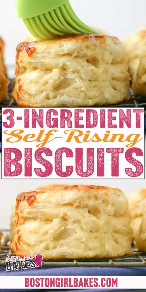 Biscuit Recipe Using Self Rising Flour, Self Rising Biscuits, Homemade Buiscits Recipes, Biscuit Recipe With Self Rising Flour, Biscuits With Self Rising Flour, Self Rising Biscuits Recipe, Biscuits Cinnamon Rolls, Biscuits Self Rising Flour, Fluffy Homemade Biscuits