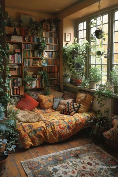 Cozy Botanical Living Room, Vibey Apartment, Lots Of Plants, Dopamine Decor, Casa Vintage, Apartment Aesthetic, Future Apartment, Dream House Interior, Bedroom Aesthetic