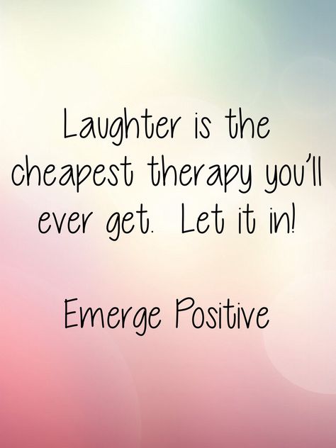 Laughing is good for the soul.  It lightens the moment and can remind us that life doesn’t have to be so darn serious.  We all carry stress, worry and doubt on our shoulders each day.  Laughter can help lighten the load.  So today, let laughter in.  Even if it’s laughing at yourself.  Life is a journey....not a punishment.  Lighten up, let go and laugh.  #EmergePositive Laughter Is Good For The Soul, I Love To Laugh Quotes, All I Can Do Is Laugh Quotes, Lighten Up Quotes, Laughter Quotes Life, Primordial Soup, Know Your Worth Quotes, Medicine Quotes, Heart Feelings