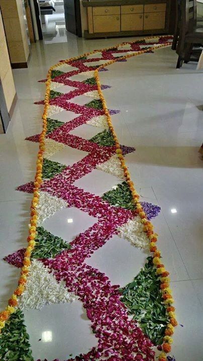 Flower Rangoli Decoration Ideas, Welcome Home Flower Decoration, Kanku Pagla Decoration At Home Flowers, Welcome Flower Rangoli, Kankupagla Decoration At Home, Welcome Rangoli With Flowers, Kanku Pagala Decoration, Kanku Pagla Decoration At Home, Welcome Decoration Ideas Home Indian