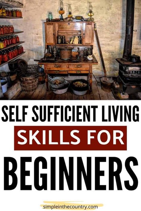 Self Sufficient Living is a great way to make sure your family is prepared for anything. Don't miss these Tips For Self Sufficient Living that are easy to do! Permaculture, Self Sufficient Living, Survival Skills Emergency Preparedness, Self Sufficient Homestead, Emergency Preparedness Food, Off Grid Survival, Survival Skills Life Hacks, Living Skills, Homesteading Skills