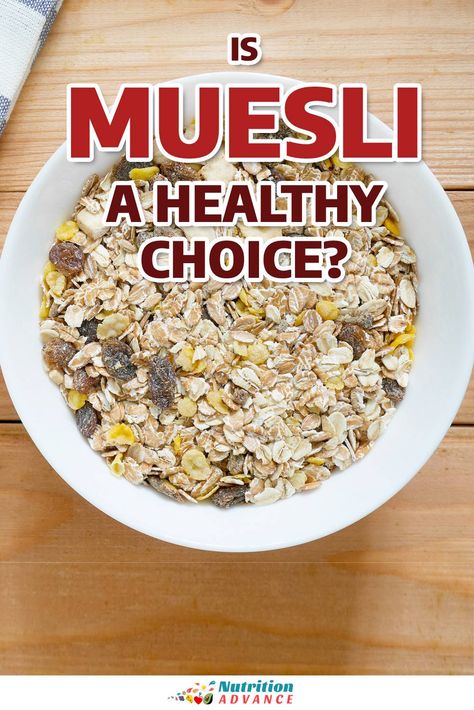 Is muesli a healthy choice? It's a popular cereal product and one of the most common breakfast dishes, but what does it offer nutritionally? And how does it compare to other cereal products? Here's a complete guide. Muslei Cereal, Muesli Cereal, Muesli Recipe, Whole Grain Cereals, Oat Cereal, Cereal Killer, King Food, Nutrition Articles, Daniel Fast