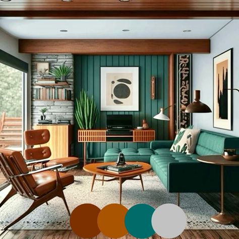 Mcm Living Room, Mcm Living, Design Interior Modern, Mid Century Interior Design, Mid Century Modern Interior Design, Mid Century Interior, Mid Century Living, Mid Century Living Room, Mid Century Modern Living