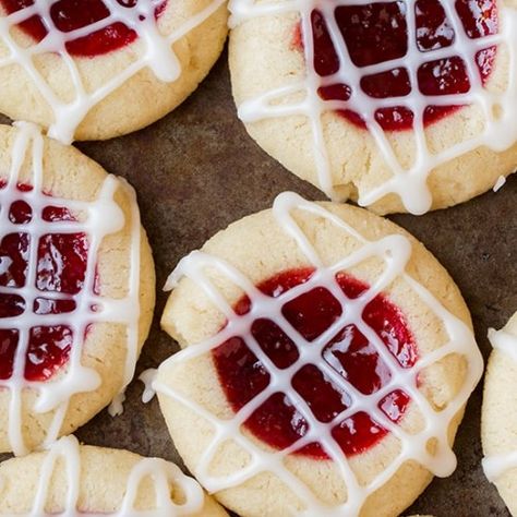 Raspberry Thumbprint, Raspberry Thumbprint Cookies, Thumbprint Cookie, Almond Shortbread, Almond Shortbread Cookies, Thumbprint Cookies Recipe, Buttery Shortbread Cookies, Raspberry Almond, Thumbprint Cookies