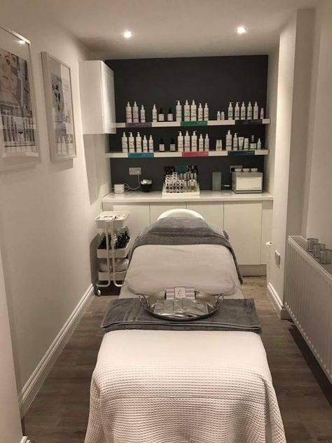 Massage Room Decor, Beauty Room Salon, Home Beauty Salon, Esthetician Room Decor, Esthetics Room, Spa Room Decor, Hair Salon Interior, Salon Suites Decor, Esthetician Room