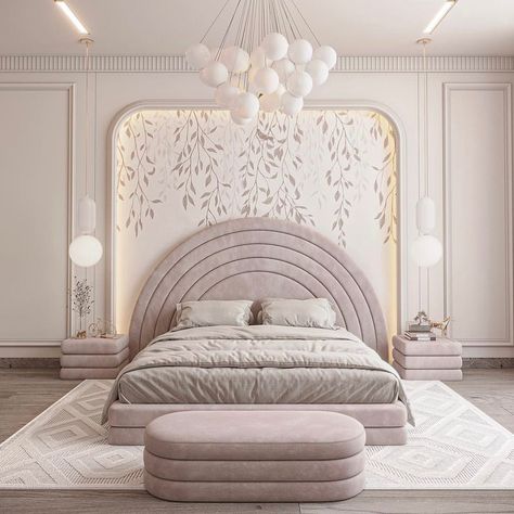 CasaDora interiors Decor | New girl bed room design 👌🏼🇦🇪 | Instagram Magical Furniture, Girls Room Design, Kids Room Interior Design, Bedroom Interior Design Luxury, Modern Kids Room, Kids Bedroom Inspiration, Bed Design Modern, Kids Interior Room, Bedroom Decor Design