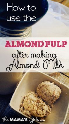 Making Almond Milk, Almond Pulp Recipes, Pulp Recipe, Make Almond Milk, Almond Milk Recipes, Sem Lactose, Milk Recipes, Almond Recipes, Sans Gluten