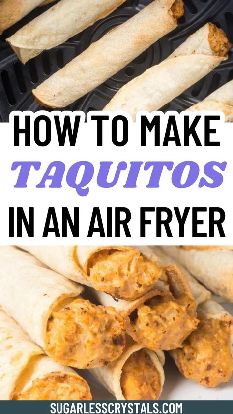 Discover the secret to making air fryer taquitos homemade that are crispy on the outside with a cheesy chicken filling inside. This easy recipe walks you through how to cook taquitos in an air fryer for a quick and satisfying meal. Use fresh corn tortillas for extra crunch or try air fryer chicken taquitos with flour tortillas for a softer bite! Taquitos With Flour Tortillas, Air Fryer Corn Tortillas, Homemade Taquitos Chicken, Taquitos Recipe Air Fryer, Air Fryer Chicken Taquitos, Air Fryer Taquitos, Family Lunch Recipes, Chicken Lunch Recipes, Tailgate Snacks