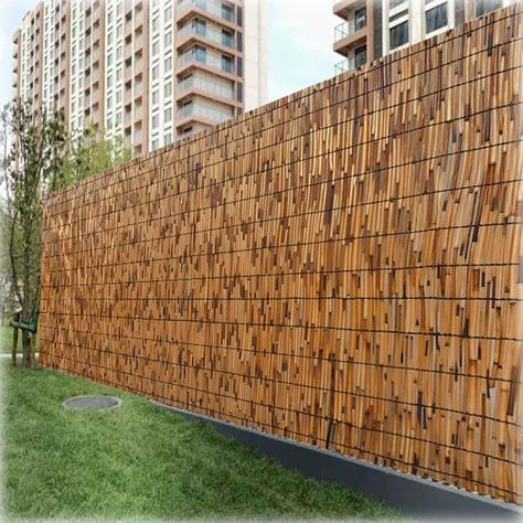 Privacy Fence Covering Ideas, Cheap Privacy Ideas, Privacy Ideas For Small Patios, Fence Covering Ideas Privacy Screens, Yard Privacy Screen Ideas, Backyard Screening Ideas, Small Deck Privacy Ideas, Outdoor Wall Covering Ideas, Fence Privacy Ideas