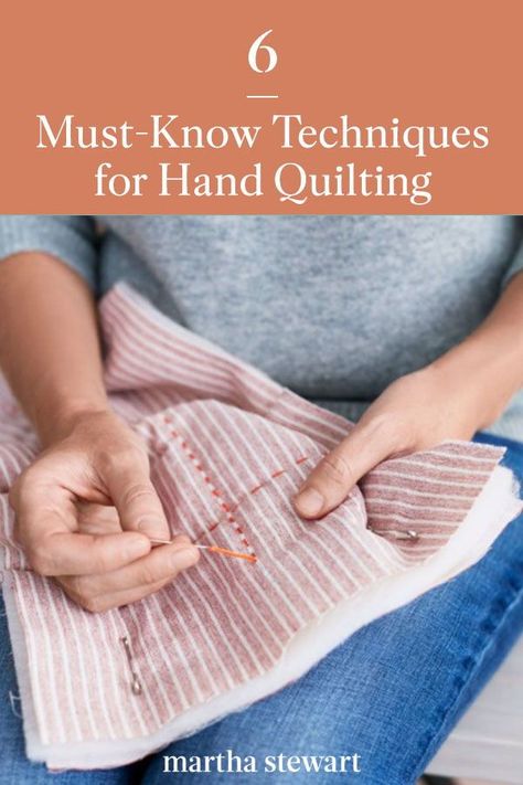 Quilting Hand Stitches, Quilt Hand Stitching Patterns, How To Make A Quilt For Beginners By Hand, Traditional Hand Quilting, Hand Embroidery Quilts, How To Big Stitch Hand Quilt, Hand Stitching A Quilt, Long Stitch Hand Quilting, Hand Quilt Stitches