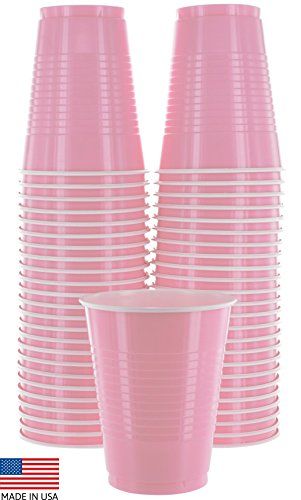 Pink Birthday Theme, Halloween Party Cups, Pink Party Theme, Pink Sweet 16, Sweet Sixteen Birthday Party Ideas, Barbie Theme Party, Plastic Party Cups, Barbie Birthday Party, Pink Birthday Party