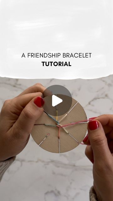 Bracelet Diy With Thread, Friendship Bracelet Kit Diy, Embroidery Bracelet With Beads, Bracelet Made Of Thread, Making Thread Bracelets, Thread Rakhi Diy, Bracelet Ideas With Thread, Easy Friendship Bracelets For Kids, Bracelet Thread Ideas