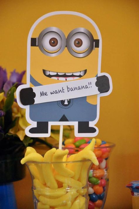 Minion Party Theme, Despicable Me Party, Minion Theme, Minion Birthday Party, A Minion, Minion Birthday, Minion Party, Kids Party Decorations, 6th Birthday Parties