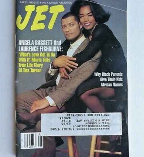 African Names, Ebony Magazine Cover, Laurence Fishburne, Jet Magazine, Ebony Magazine, Black Magazine, Angela Bassett, Black Americana, Black Tv