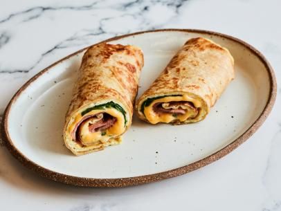 Tortilla Breakfast Wrap Recipe | Food Network Kitchen | Food Network Tortilla Breakfast, Breakfast Wraps Recipes, Easiest Breakfast, Easy Breakfast Sandwich, Breakfast Tortilla, Breakfast Wrap, Breakfast Wraps, Best Breakfast Recipes, Breakfast Brunch Recipes