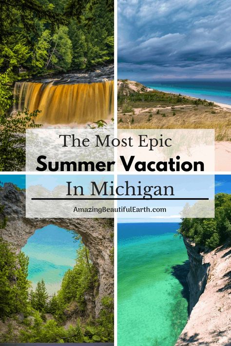 Michigan Lakes, Michigan Beach Vacations, Michigan Summer Vacation, Travel Michigan, Michigan Adventures, Michigan Road Trip, Usa Destinations, Adventure Ideas, Michigan Summer