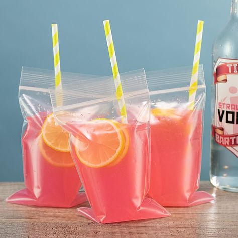 Drink Pouch Cocktail, Adult Pouch Drinks Recipes, Adult Pouch Drinks, Alcohol Pouch Drinks, Cocktail Bags Drink Recipes, Capri Sun Alcohol Drinks, Adult Juice Pouch Recipes, Pink Jungle Juice, Alcoholic Drink Pouches Recipes