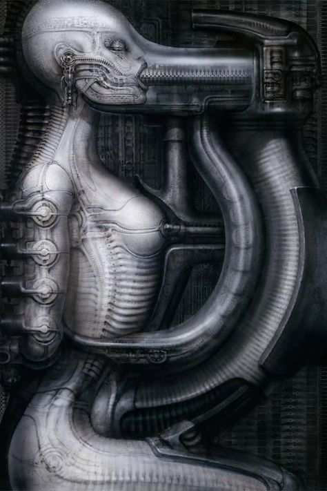 Hr Giger Art, Giger Alien, Giger Art, H.r. Giger, Baba Jaga, Arte Alien, Alien Art, Arte Fantasy, Sci Fi Art