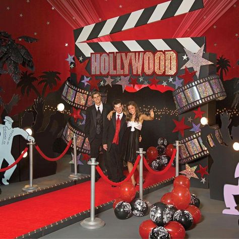 Prom Venues, School Dance Themes, Hollywood Prom, Broadway Theme, Red Carpet Theme, Homecoming Themes, Hollywood Party Theme, Bollywood Theme, Prom Themes