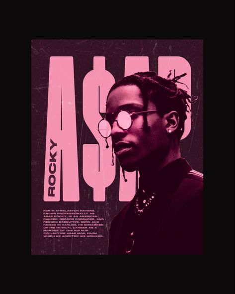 #graphicdesign #posterart #asaprocky #hiphop Hip Hop Design Posters, Rnb Poster Graphic Design, Concert Posters Graphic Design, Rnb Graphic Design, Hypebeast Graphic Design, Hip Hop Website Design, Rapper Poster Design, Hiphop Graphic Design, Hiphop Poster Design