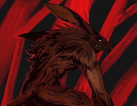 The terrible Wererabbit, Antoine Gerday on ArtStation at https://www.artstation.com/artwork/ybE33n Horror Beast Art, Bunny Monster, Animal Horror Art, Rabbit Character, Rabbit Monster, Bunny Monster Art, Rabbit Monster Art, Rabbit Monster Character Design, Creepy Monster