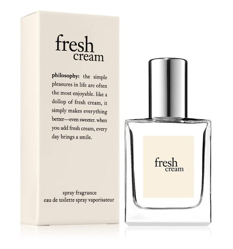 philosophy fresh cream shower gel eau de toilette mint body spritz (spray nozzle not included) Fresh Cream Body Lotion, Philosophy Fresh Cream, Philosophy Products, Vanilla Smell, Flavored Lip Gloss, Travel Size Perfume, Fresh Cream, Fragrance Spray, Luxury Perfume