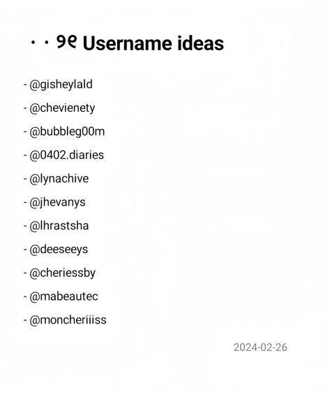 ˚୨୧ Username ideas Dump Username, Dump Username Ideas, Dump Account Names Instagram Ideas, Photo Dump Account, Dump Account Username Ideas, Aesthetic User Name Ideas, Username Ideas Instagram, Account Ideas, Instagram Account Ideas