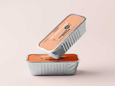 Aluminum Food Container Mockup | Free Mockup Aluminium Packaging, Aluminum Packaging, Food Mockup, Space Food, Macbook Mockup, Design Mockup Free, Billboard Mockup, Ipad Mockup, Plastic Food Containers