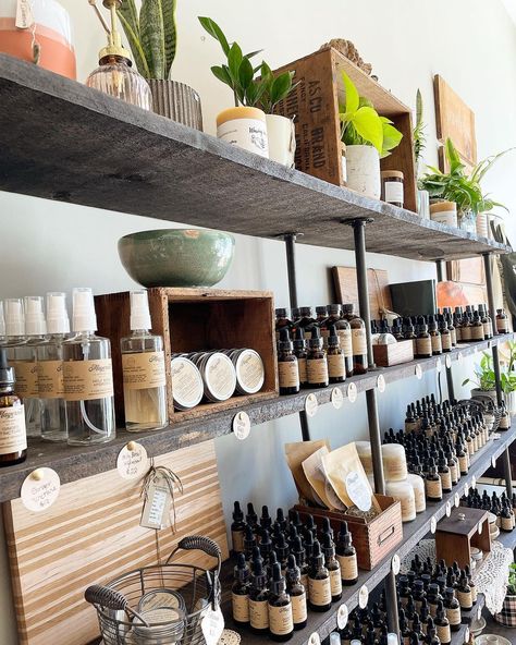 Herbalist Shop, Apothecary Design, Farmers Market Display, Herbal Shop, Apothecary Decor, Herbal Store, Zero Waste Store, Herb Shop, Wellness Studio