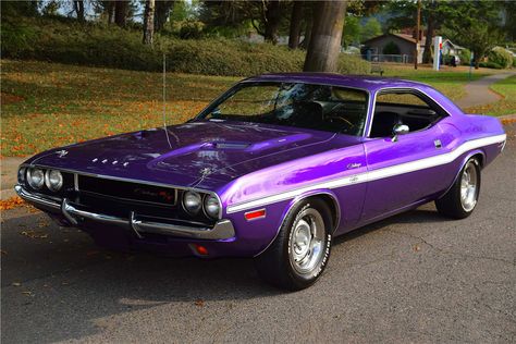 What were the Best and Fastest Classic American Muscle Cars of the '60s? - AxleAddict Vintage Auto's, Retro Auto, Plymouth Road Runner, Plymouth Duster, Purple Car, Dodge Muscle Cars, Best Muscle Cars, Cars Vintage, Chevelle Ss