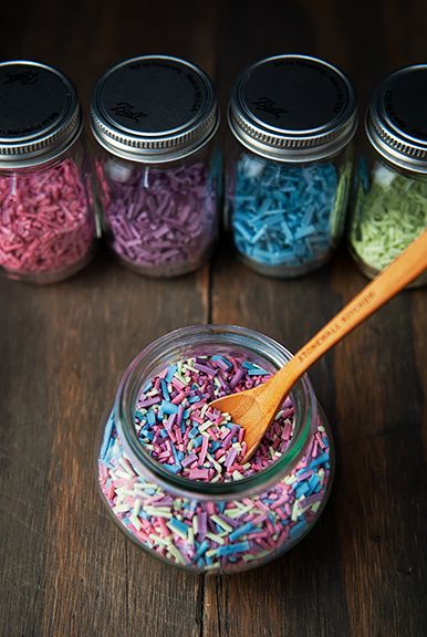 naturally colored homemade sprinkles recipe | use real butter Homemade Dye Free Sprinkles, Make Sprinkles, Home Made Sprinkles, Sprinkle Recipes, Homemade Sprinkles, Dye Free Candy, Homemade Sprinkles Recipe, Dye Free Sprinkles, Natural Sprinkles