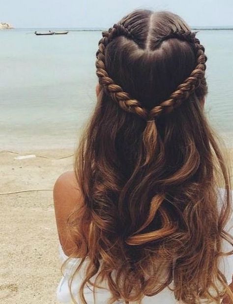 Whoville Hair, Hairstyles Fall, California Hair, Braid Trends, Heart Braid, 2018 Hair, Hairstyle Tips, Hairstyle Hairstyle, Colors Hair