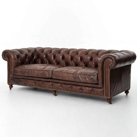 Vintage Chesterfield Sofa,Genuine Leather Sofa 2 Seats Luxury - Buy Chesterfield Sofa,Living Room Sofa Set,Genuine Leather Sofa Product on Alibaba.com Chesterfield Couch, Chesterfield Bank, Tufted Leather Sofa, Leather Chesterfield Sofa, Leather Chesterfield, Brown Leather Sofa, Sofa Lounge, Tufted Leather, Rolled Arm Sofa