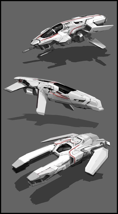 Vehicle design - sam brown Space Fighter, Space Ships Concept, F12 Berlinetta, Space Engineers, Sci Fi Spaceships, Space Ship Concept Art, Starship Concept, Spaceship Art, Spaceship Concept