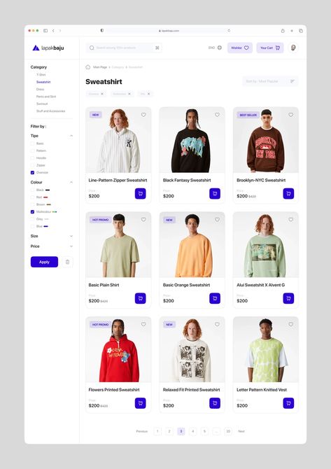 Ecommerce Ui Design, Web Design Creative, Fashion Website Design, Online Web Design, Card Ui, Ecommerce Web Design, Studio Visit, Shopify Website Design, Dropshipping Store