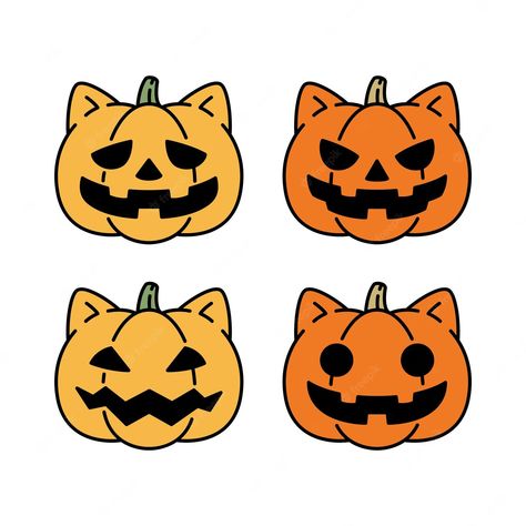 Premium Vector | Vector calabaza halloween gato gatito icono de dibujos animados Halloween Desenhos, Halloween Desenho, Halloween Calabazas, Dibujos Halloween, Halloween Pets, Japanese Language Learning, Pets Drawing, Halloween Drawings, Halloween Images