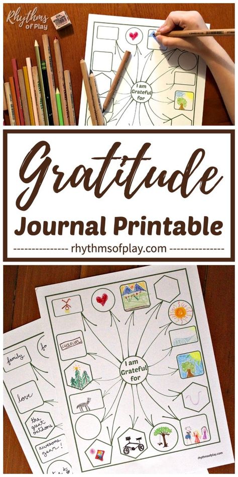 FREE Gratitude Journal Printable! Download this gratitude printable and use it to help you create a record of all the things you're thankful for! Use the gratitude journal prompts to write or draw - the people, events, places, things & ideas you are most grateful for! Free Gratitude Journal, Gratitude Printable, The Gratitude Journal, Printable Gratitude Journal, Gratitude Journal Printable, Gratitude Activities, Gratitude Journal Prompts, Mindfulness For Kids, Mindfulness Activities