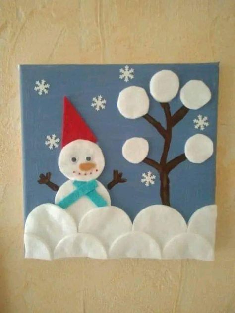 Ideas Decoracion Navidad, 2023 Crafts, Easy Winter Crafts, Christmas Cards Kids, Christmas Crafts For Kids To Make, Christmas Arts And Crafts, Fun Christmas Crafts, Winter Crafts For Kids, Preschool Christmas