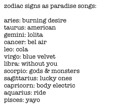 paradise, lana del rey, zodiac signs, born to die, summertime sadness, music, indie, alt, pop, aries, taurus, gemini, cancer, leo, virgo, libra, scorpio, sagittarius, capricorn, aquarius, pisces Paradise Song, Magic Secrets, Sagittarius Moon, Lana Del Rey Songs, Gemini Rising, Indie Alt, Lana Del Rey Lyrics, Aquarius Pisces, Sagittarius Capricorn