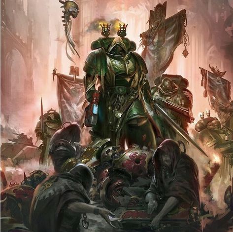 Warhammer Dark Angels, Crossing The Rubicon, Black Library, Dark Angels 40k, Space Marine Art, Vaporwave Art, Angel Artwork, Dark Angels, Warhammer 40k Art