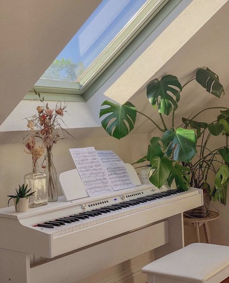 Piano Room, Room Deco, Aesthetic Rooms, Dream Apartment, House Room, Dream Rooms, Dream House Decor, Room Aesthetic, Dream Bedroom