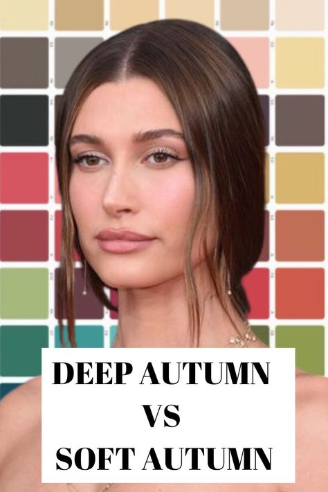 Before jumping into deep Autumn vs soft autumn discussion, what do you need to know? Soft Deep Autumn Color Palette, Dark Soft Autumn, Soft Autumn Skin Color Palette, Color Analysis Chart Autumn, Outfits For Soft Autumn Type, Gisele Bundchen Color Palette, Autumn Color Type Outfit, Autumn Season Color Palette Outfits, Deep Autumn Vs Soft Autumn